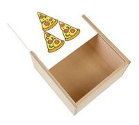 Boite Coffret en Bois - Fabulous - Tri Pizza Triforce Zelda (11 x 11 x 3,5 cm) Multicolore
