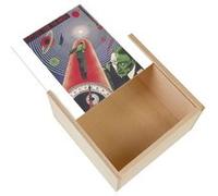 Boite Coffret en Bois - Fabulous - un Jour sur Mars Vieille Affiche Russe de Film (11 x 11 x 3,5 cm) Multicolore G