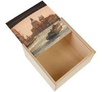 Boite Coffret en Bois - Fabulous - Venise Grand Canal Dome de Santa Maria (11 x 11 x 3,5 cm) Multicolore
