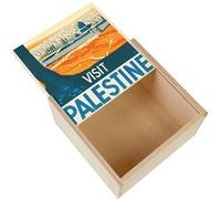 Boite Coffret en Bois - Fabulous - Visit Palestine Affiche Poster Vintage (11 x 11 x 3,5 cm) Multicolore G