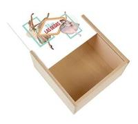 Boite Coffret en Bois - Fabulous - Viva Las Degas (11 x 11 x 3,5 cm) Multicolore G