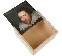 Boite Coffret en Bois - Fabulous - William Shakespeare Ecrivain Portrait (11 x 11 x 3,5 cm) Multicolore