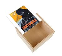 Boite Coffret en Bois - Fantomas Vieille Affiche Française de Film Rétro Poster Cinéma Vintage (11 x 11 x 3,5 cm)