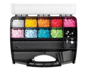 Boîte Color Snaps 12.4 mm colorés - 10 x 30 pièces - Prym 393900