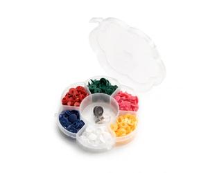 Boîte Color Snaps 9 mm colorés - 6 x 12 pièces - Prym 393950
