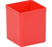 Boîte compartiment H63mm 5,4 x 5,4cm / rouge