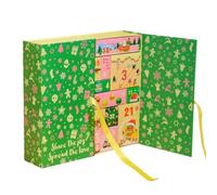 Boîte compte à rebours Noël Calendrier Compte À Rebours 24 Jours À Remplir | Boîtes À Cookies Pour Les Fêtes pour organisateurs femmes hommes parents familles réunions chez soi fêtes à