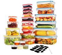 Boîte Conservation Alimentaire 50 Pièces Sans BPA
