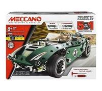 Boite construction Meccano - Voiture Cabriolet avec moteur a retrofriction - Coffret inventions vehicules 5 modeles - Des 8 ans