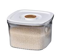 Boîte Contenants Alimentaire Transparente, 5kg Conteneur de Stockage de Riz en Plastique, Boîte de Rangement de Riz, Distributeurs de Céréales pour Céréales Avoine Pâtes