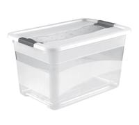 Boîte Cornelia Polypropylène Avec Couvercle 52 Litres Transparent 10 Okt