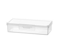 Boite Coton Tige - Portable Petit Distributeur Coton Tige - Boîte De Rangement pour Fil Dentaire Transparente, Scellé Étanche À La Poussière, Convient pour Disques Démaquillants, Bijoux, Médicament