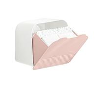 Boite Coton Tige, Support De Coton-Tige De Coton avec Couvercle, Boite À Coton Tige en Acrylique, Distributeur Coton Tige pour Salle De Bain, Support De Rangement pour Porte-Qtip/Tampons De Coton