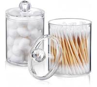 Boîte Coton Tige Transparente PET - Lot de 2 Vendos85