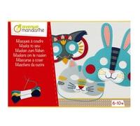 Kit de bricolage masques en feutre, DIY masques de carnaval kit de couture pour enfants