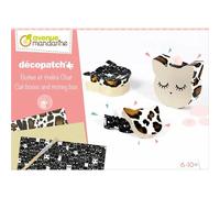Boîte créative, Décopatch, Boîtes et tirelire Chat - Rose