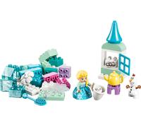 LEGO Duplo | Disney Boîte Créative La Reine des Neiges avec Elsa et Olaf - Jeu Éducatif pour Motricité de Bébé - Jouet Montessori avec 2 Figurines - Cadeau pour Fille ou Garçon dès 2 Ans 10462