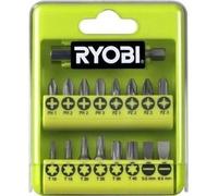 Boîte cristal 17 accessoires de vissage Philips - Plat - Pozidriv - Torx - RAK17SD