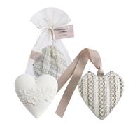 Boîte Cœur et décor parfumé - Voile de Lin