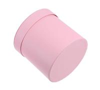 Boîte Cylindrique à Fleurs Ronde Mini Rose pour Bouquets Décoratifs | Papier Carton Réutilisable, Forme Ronde Minimaliste, pour Fleurs Artificielles et Vitrine, Transport Sûr