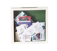 Boîte d' à Chargement par Le Haut, boîte d'archives d'aventure | Cadre d'affichage de Tickets pour Plage, Aventure, Mariage, Concert, Salon, Appartement, Vacances