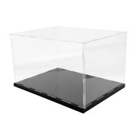 Boîte D’Affichage en Acrylique Transparente pour Modèles Faits Main | Protection Anti-poussière, Nettoyage Facile, Haute Transparence, Surface Lisse et Plate, pour Boutique et Centre Commercial