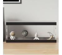 vidaXL Boîte d'Affichage Transparente, Vitrine en Acrylique, Boîte de Présentation, Boîte de Rangement pour Collections Jouets Bijoux, 34x16x14 cm Acrylique