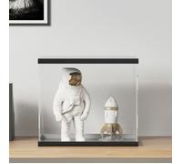 vidaXL Boîte d'Affichage Transparente, Vitrine en Acrylique, Boîte de Présentation, Boîte de Rangement pour Collections Jouets Bijoux, 40x36x35 cm Acrylique