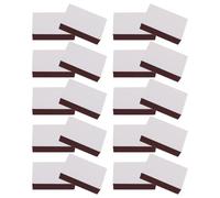Boîte D’allumettes Empilable 50 Pièces en Papier Blanche, Vide | Surface Vierge Inscriptible, Tiroir Coulissant Rigide, Compartiment Individuel pour Cure-dents, Boucles D’oreilles, Créations