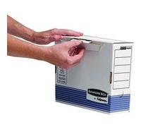 Fellowes Boîte d'archives Bankers Box System A4 Dos 100 mm Bleu Lot de 10