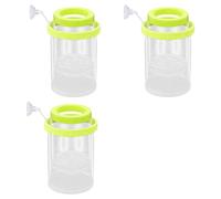 Boîte d ' élevage de Poissons en Plastique Pratique pour élever des alevins dans Les Aquariums avec à Ventouse/boîte d ' élevage Flottante 3 réservoirs de pépinière Bettafish