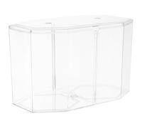 Boîte D’élevage Isolée pour Poissons Acrylique, Deux Compartiments | Surface Lisse Très Transparente, sans Bavure, Installation Simple, Retrait Facile, pour Aquarium et Petits Tropicaux