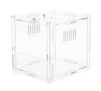 Boîte D’élevage Transparente en Acrylique pour Araignées Sauteuses | Observation Claire, Habitat Sécurisé, Usage Polyvalent, pour Études Extérieures et Projets Scientifiques Scolaires