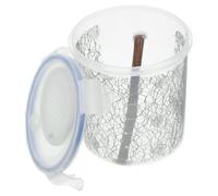Boîte D’élevage Transparente, Terrarium Ventilé pour Observation | Plastique Filet Intérieur Adhésif, Couvercle Sécurisé, Nettoyage Facile, Adaptée aux Jeunes Geckos et Éducateurs