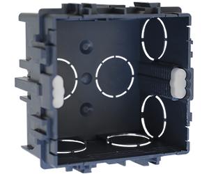 Boîte d’encastrement à sceller 1 poste P40 pour murs maçonnés 75X75X40 GR/VIS - EUROHM -52105