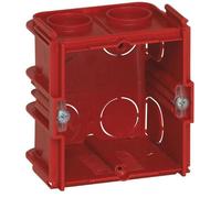 Boîte d’encastrement BATIBOX pour maçonnerie IP20 en plastique 1 poste carrée associable P 50mm - LEGRAND - 080151