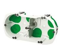 Boîte d’encastrement étanche MULTIFIX AIR avec vis 2 postes P 39mm - SCHNEIDER ELECTRIC - IMT35247 Noir G