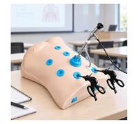 Boîte d’Entraînement Cœlioscopique pour Étudiants et Internes | Caméra 30°, 14 Modules et 4 Instruments pour l’Entraînement, Connexion PC, Image HD 1080P, Enregistrement en Un Clic