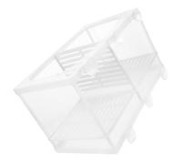 Boîte D’Incubation pour Aquarium, Séparateur à Ventouses, Maille Nylon | Design Visible, Cloison Interne, Acclimatation en Bac, Protection des Alevins, Nettoyage Facile, Usage Quarantaine