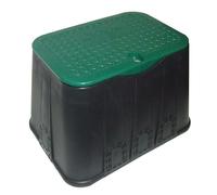 Boîte d’irrigation Jardin 480x350x310 mm | Regard rectangulaire pour électrovannes ou irrigation enterrée | Boite avec couvercle pour jardin | Boîte pour systèmes d’irrigation | Regard de jardin