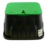 Boîte d’irrigation Jardin 505x370x305 mm | Regard rectangulaire pour électrovannes ou irrigation enterrée | Boîte de Raccordement avec couvercle pour jardin | Boîte pour systèmes d’irrigation