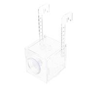 Boîte D’Isolation Transparente Suspendue en Acrylique pour Poissons | Incubateur de Poissons Transparent, Ouverture Supérieure pour Nourrissage
