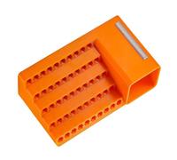 Boîte d'accessoires multi-compartiments pour tournevis - Ajustement générique pour forets puissants - Montage suspendu - Organisation d'atelier - Organisateurs d'outils haute performance pour embouts