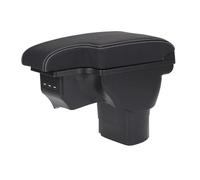 Boîte D'accoudoir Accessoires pour Accoudoir De Voiture pour pour Juke 2010-2019 Rangement Intérieur Pièces De Rechange Et Port USB Bracciolo Box(A3 Black White Line)