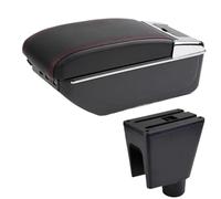 Boîte D'accoudoir De Voiture Boîte De Rangement Centrale Accessoire Intérieur Pour Chevrolet Pour Spark 3 Pour Aveo T200 2010 - 2014 WEFOLCC(C1 red line 7USB)