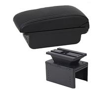 Boîte D'accoudoir De Voiture Boîte De Rangement Centrale Rénovation Intérieur USB Accessoires De Voiture Accoudoirs De Voiture Pour Ford Pour Fiesta(B white line 3USB)