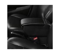 Boîte D'accoudoir De Voiture Boîte De Rangement De Contenu Central Avec Porte-gobelet Cendrier Interface USB Pour Abarth 595 KLAUER(H Black Red 4 USB)