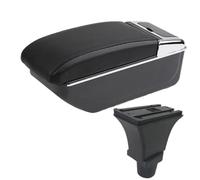 Boîte D'accoudoir De Voiture Boîte De Rangement De Contenu De Magasin Central Accessoires De Détails Intérieurs Pour Fiat 500 KLAUER(B2 black line NO USB)