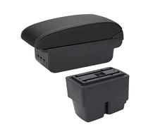 Boîte D'accoudoir De Voiture Pour Ford Pour Fiesta MK7 2009 2010 2011 2012-2017 Boîte De Rangement D'accoudoir Voiture Détails Intérieurs Accessoires Voiture Accoudoir Boîte(B3 3USB)