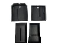 Boîte d'accoudoir de voiture Pour Tesla pour modèle 3 Highland 2024 Y Launch Juniper 2025 + plateau supérieur et inférieur Boîte de rangement(4pcs MY)